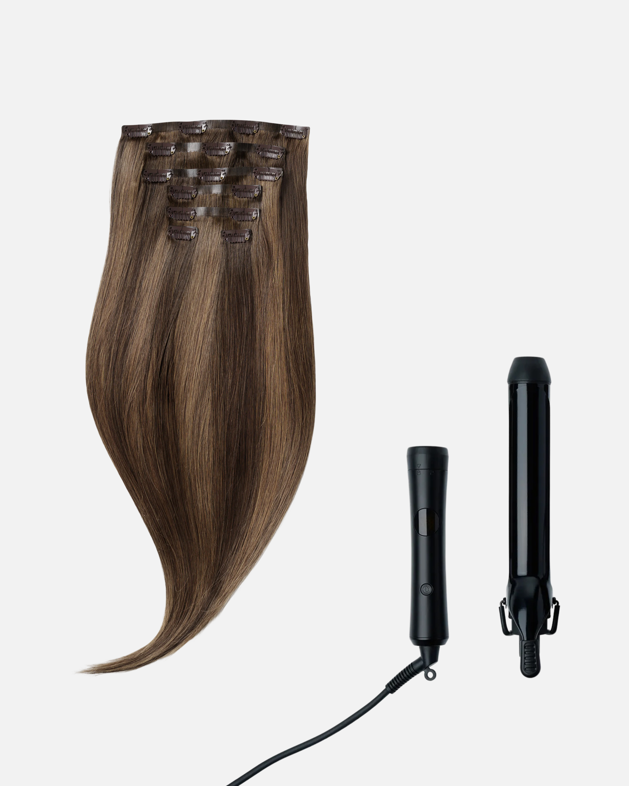 Half Up-Do Wedding Hair 50 cm Chocolate Mix