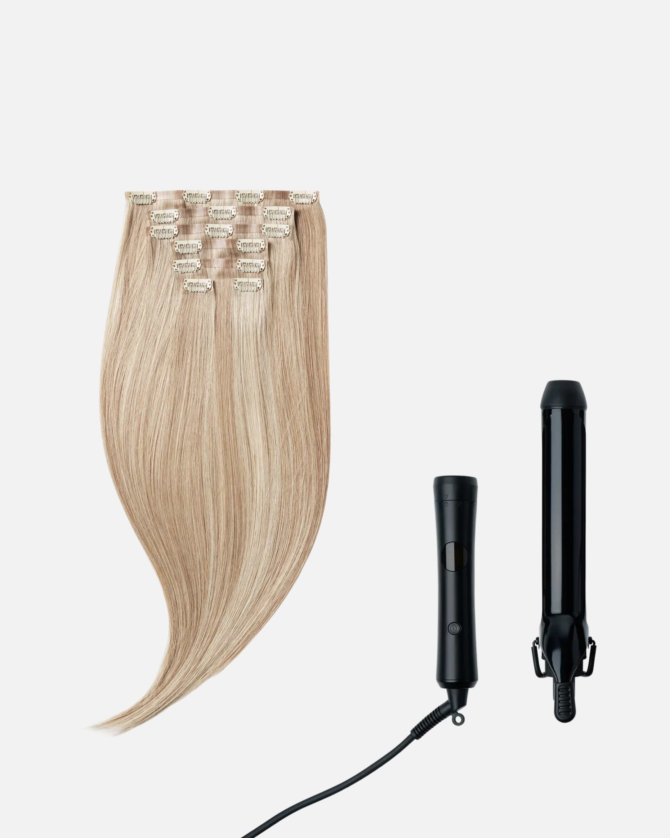 Half Up-Do Wedding Hair 50 cm Cendre Ash Blonde Mix