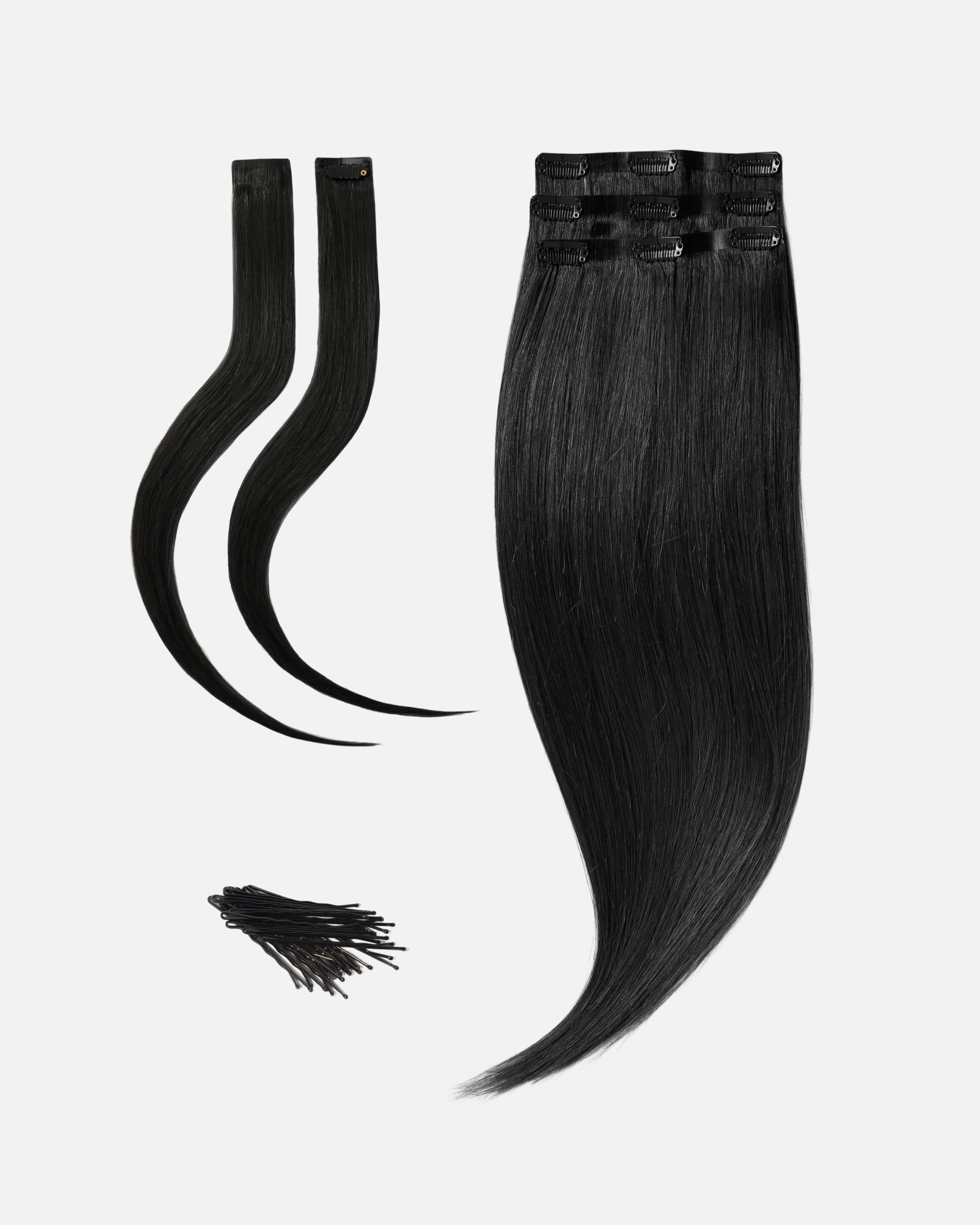 Soft Wedding Up-do 50 cm Black