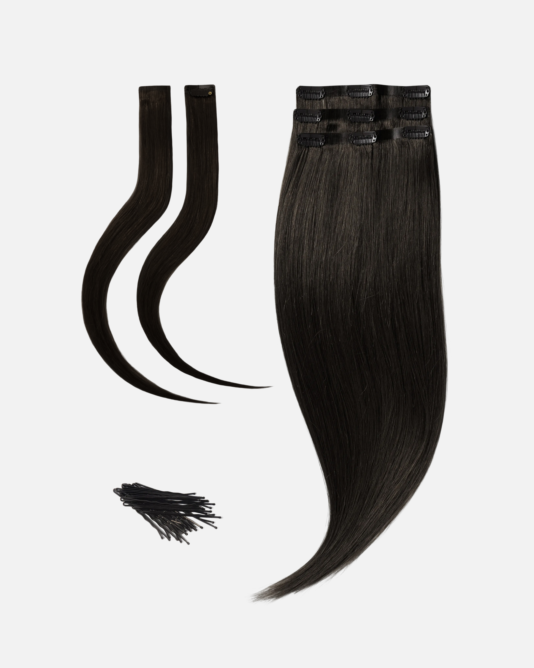 Soft Wedding Up-do 50 cm Black Brown