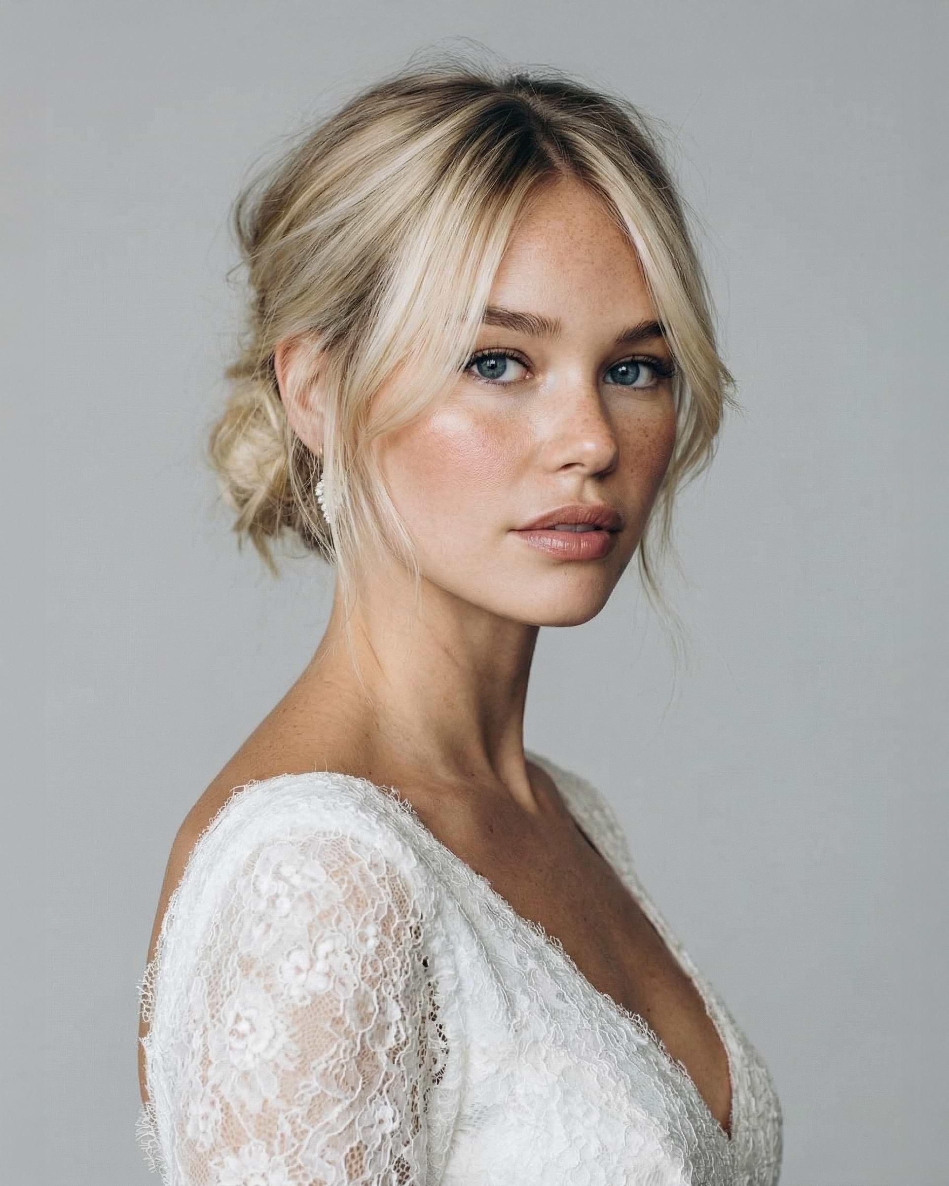 Soft Wedding Up-do 50 cm Chocolate Brown