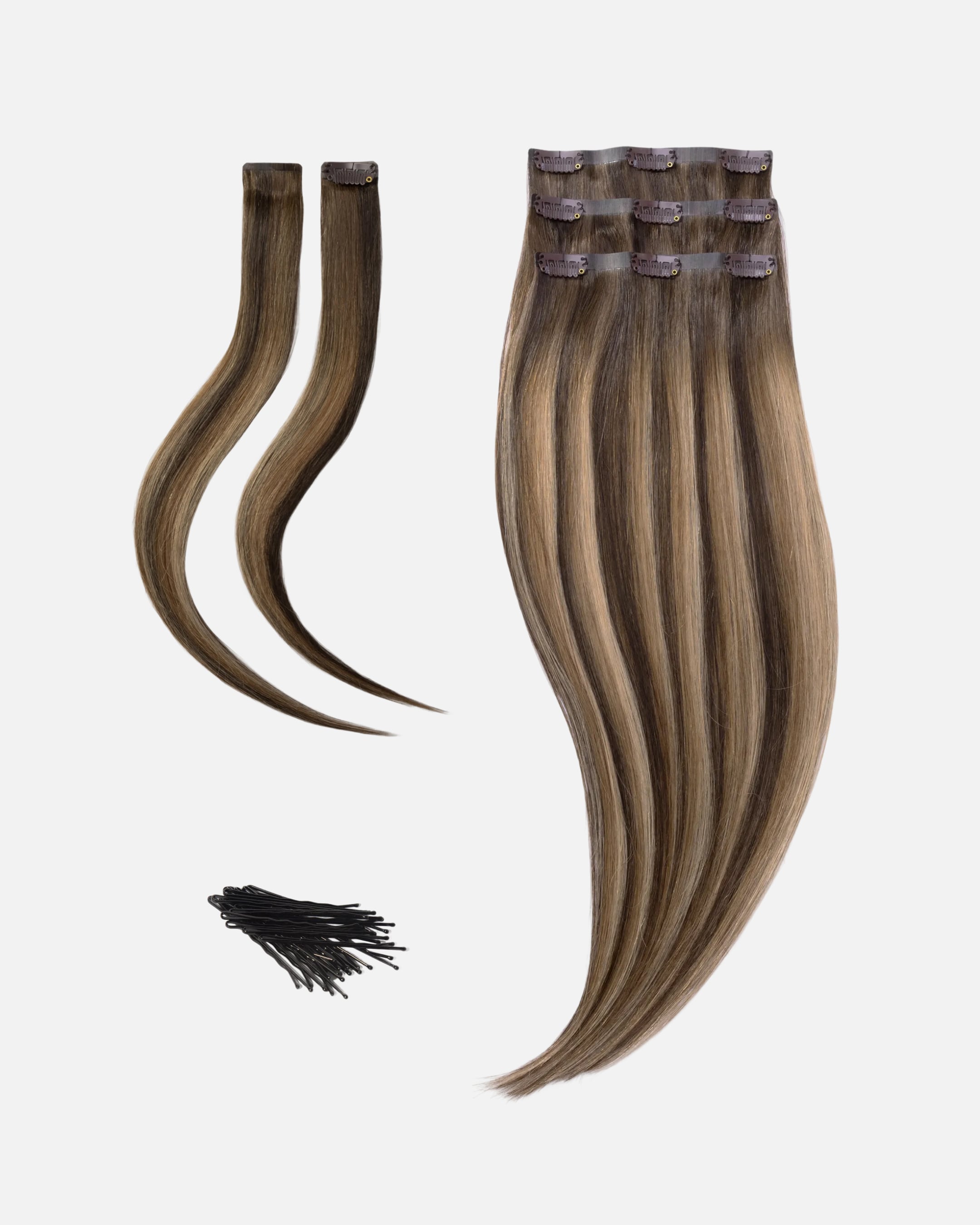 Soft Wedding Up-do 50 cm Hazelnut Caramel Balayage