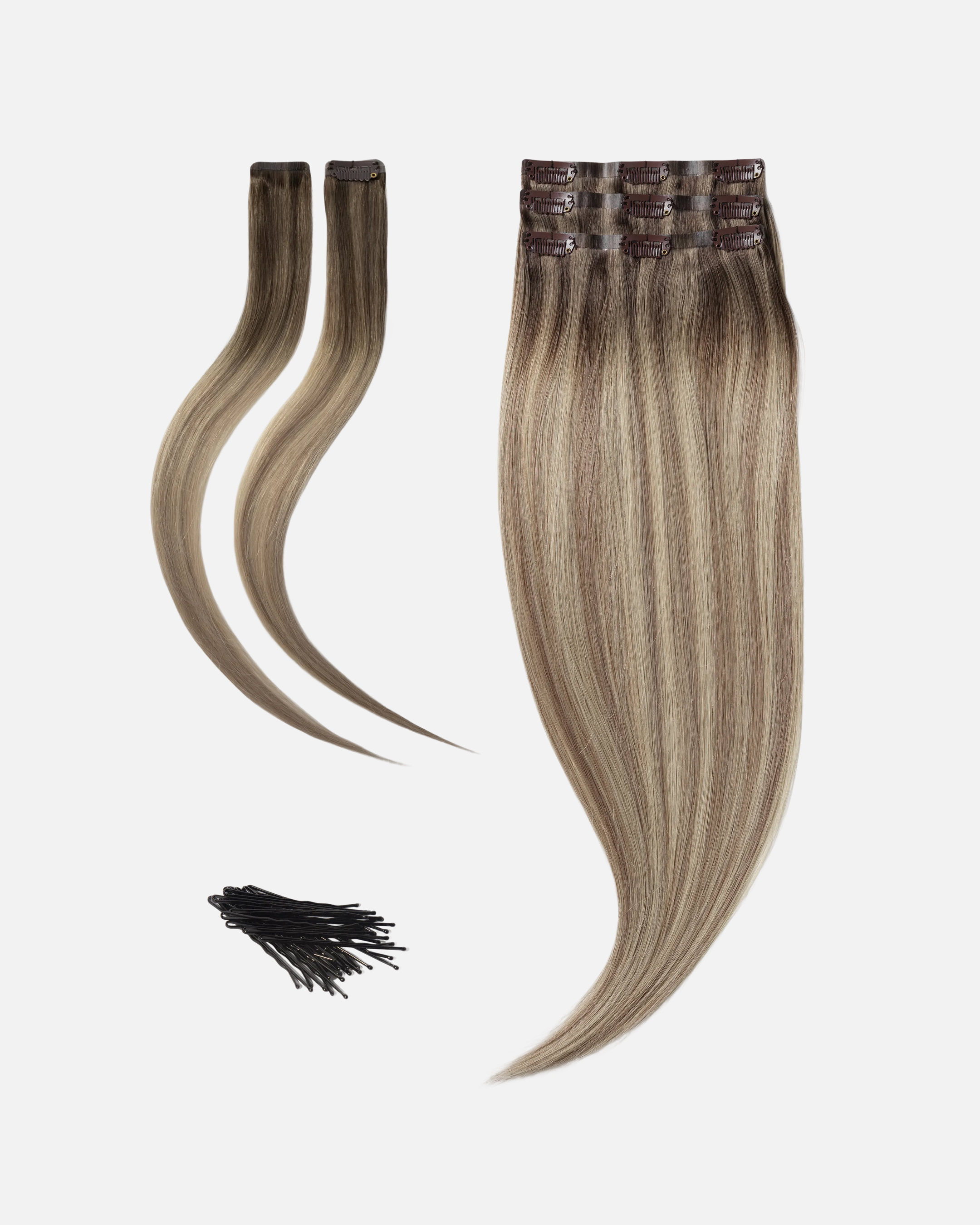 Soft Wedding Up-do 50 cm Dark Ashy Blonde Balayage