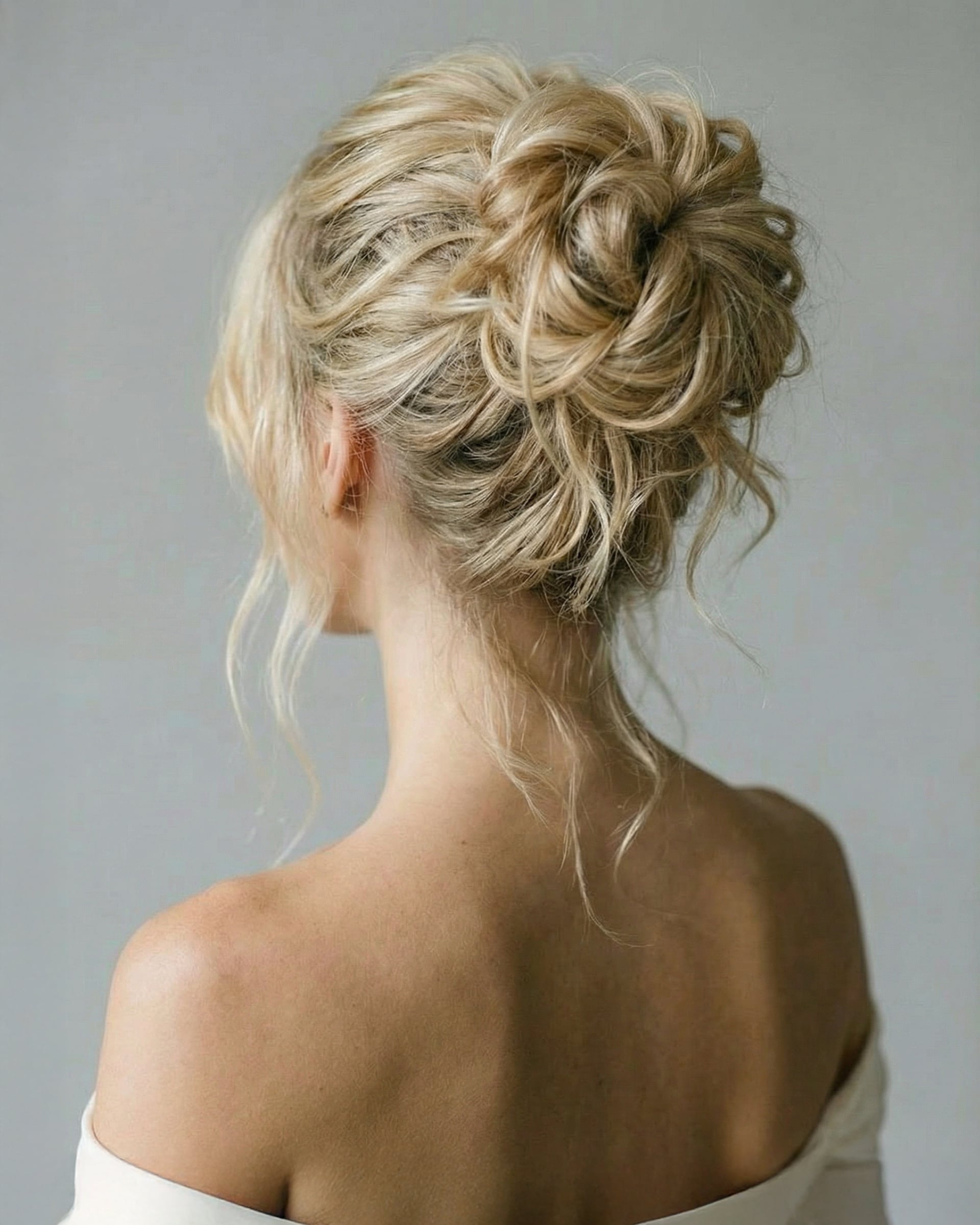 Soft Wedding Up-do 50 cm Dark Ashy Blonde Balayage