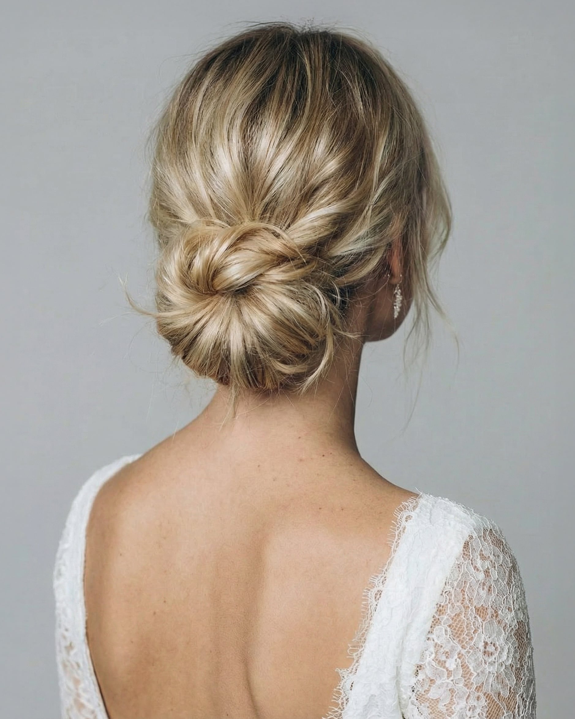 Soft Wedding Up-do 50 cm Dark Ashy Blonde Balayage