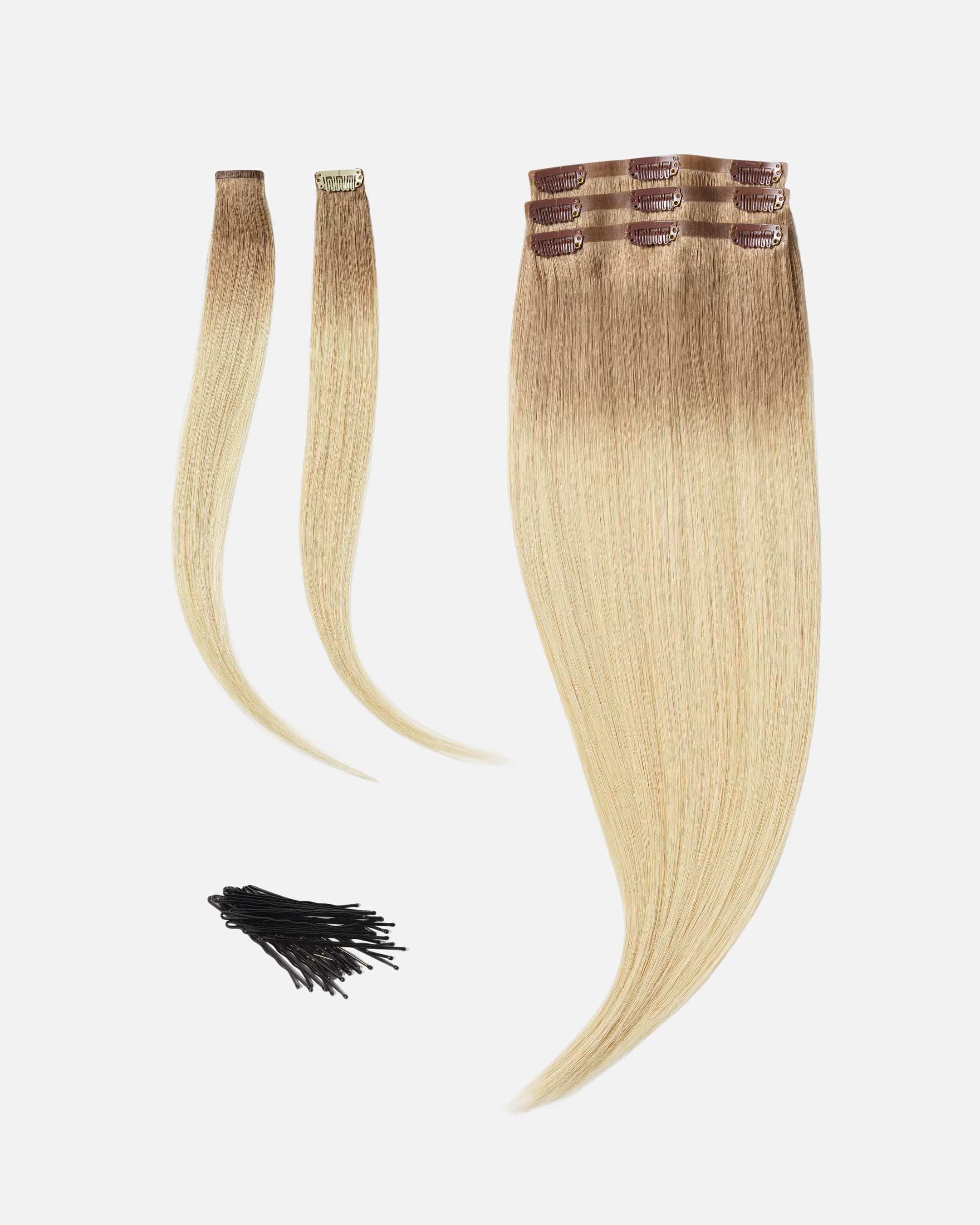 Soft Wedding Up-do 50 cm Cool Platinum Blonde Balayage