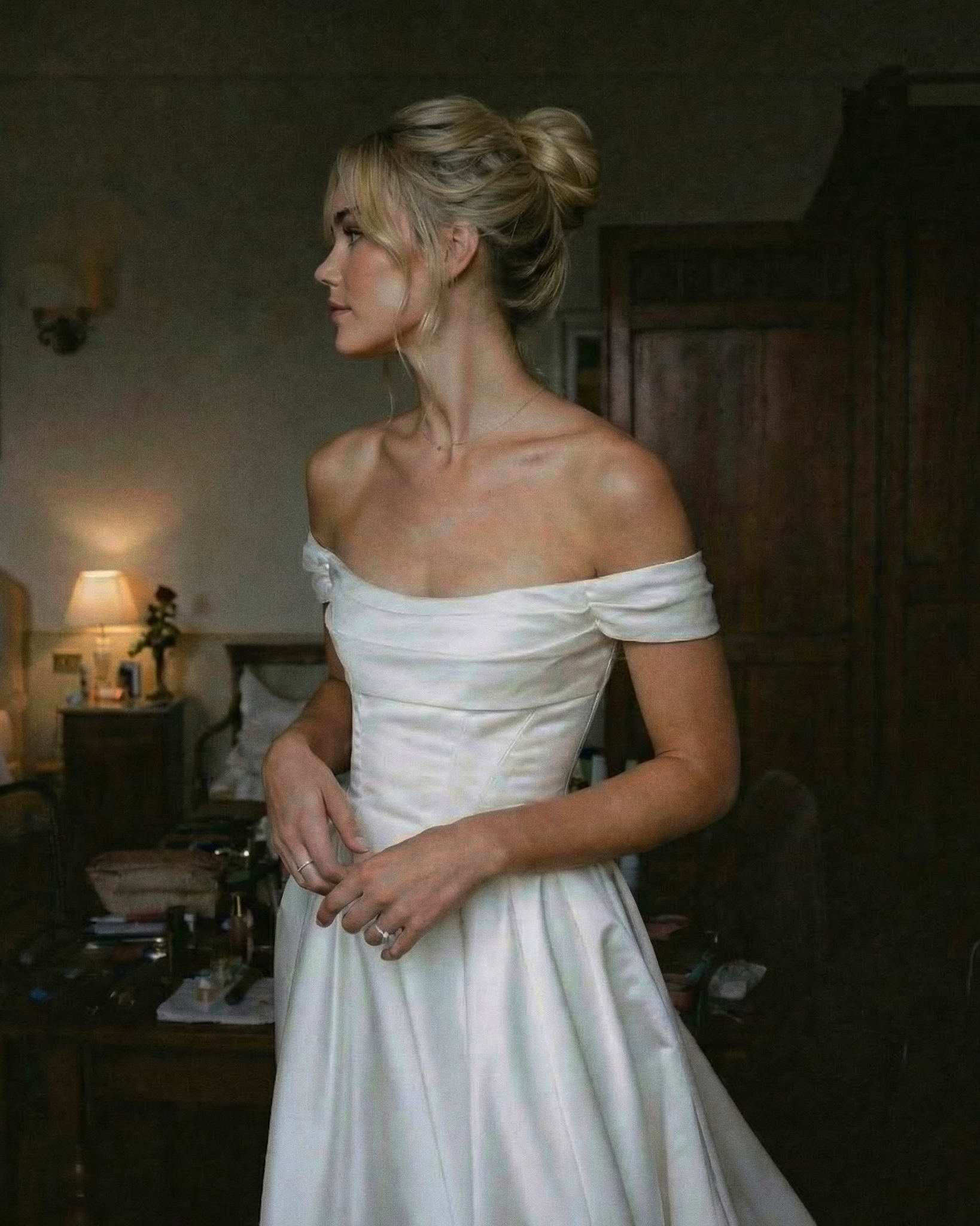 Soft Wedding Up-do 50 cm Cendre Ash Blonde Mix