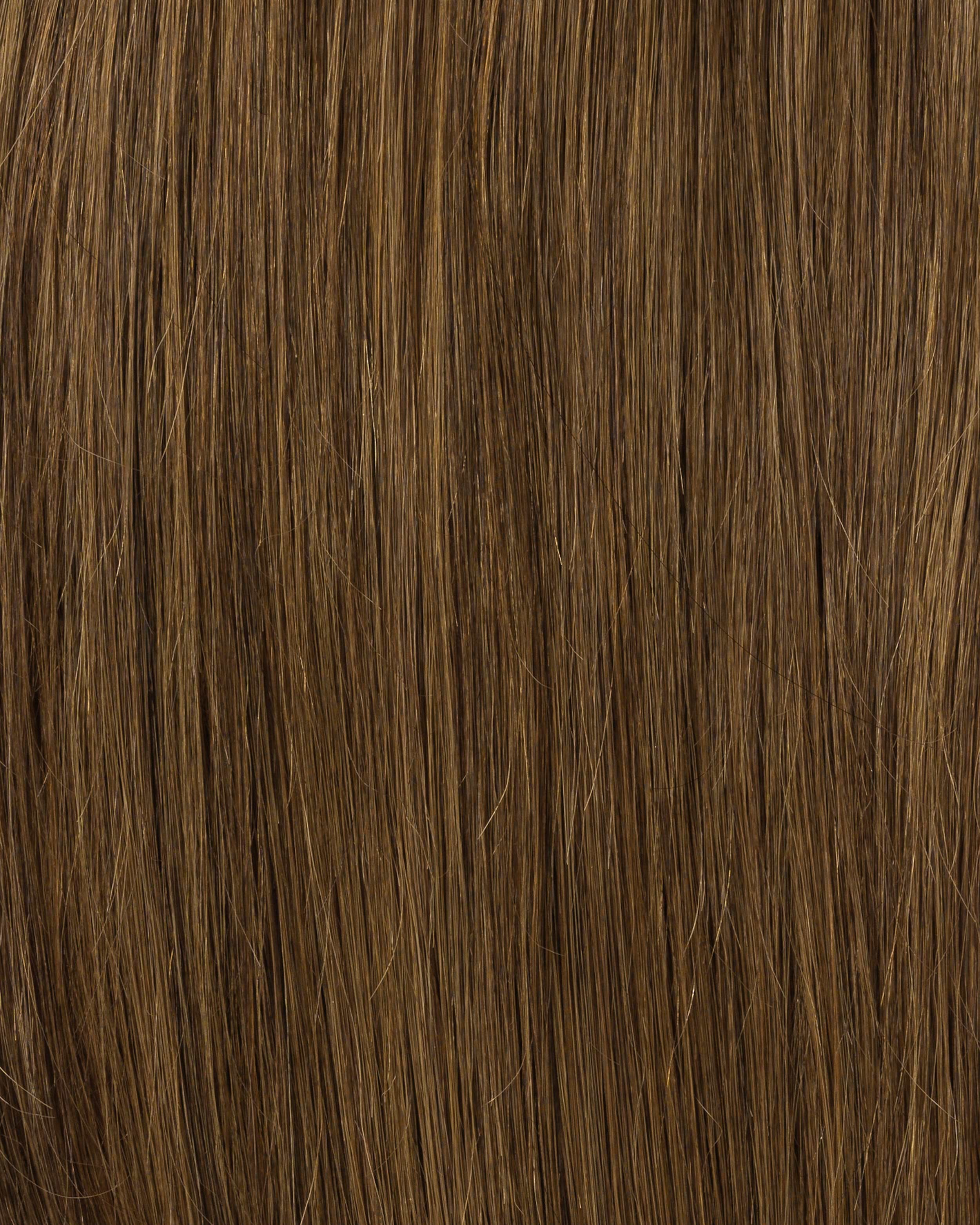 Single Invisible Clip-ins 40 cm - Straight - Invisible Clip-ins - Light Volume - 2 Pieces - Brown - Rapunzel of Sweden - Image 2