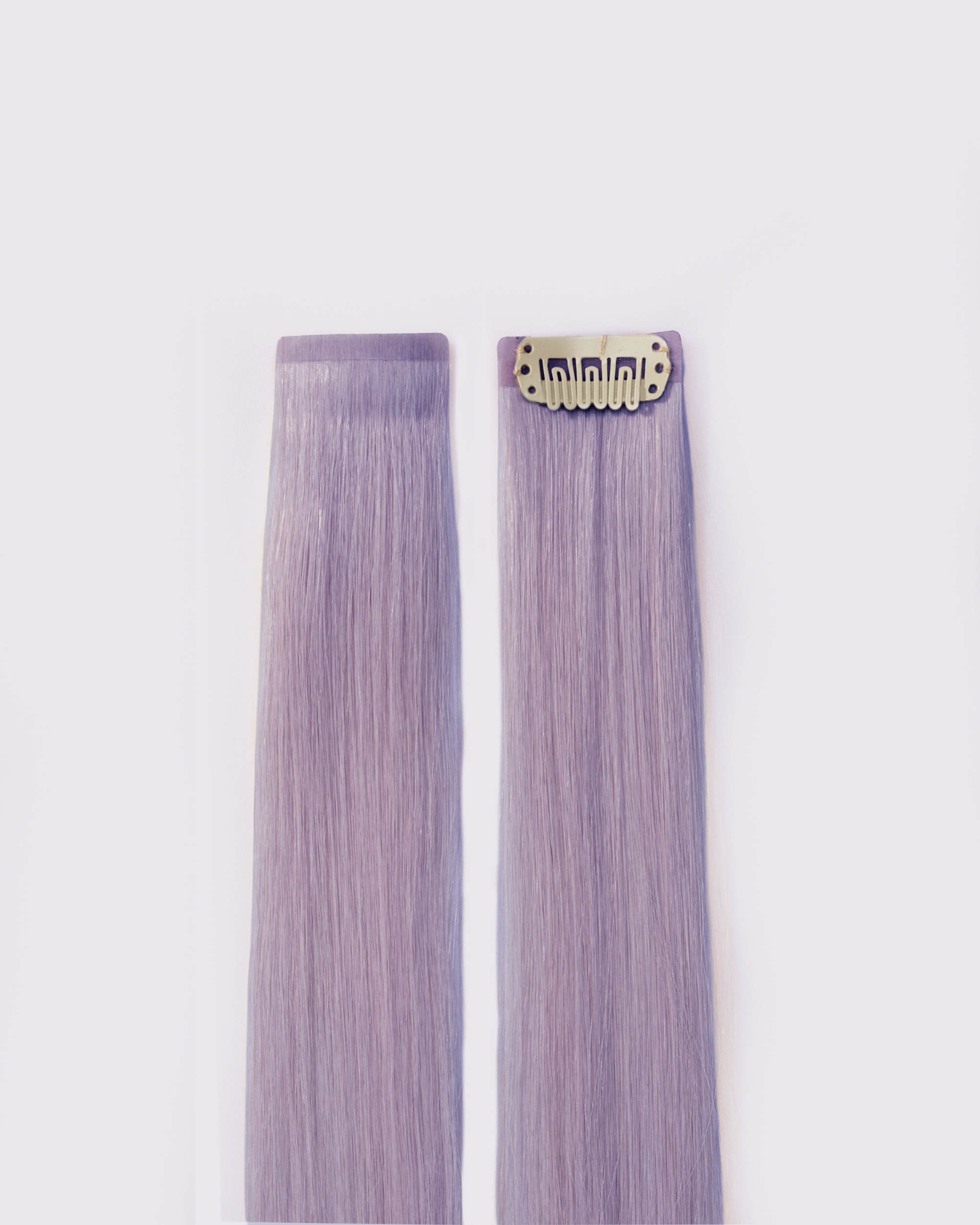 Single Invisible Clip-ins 40 cm Light Purple
