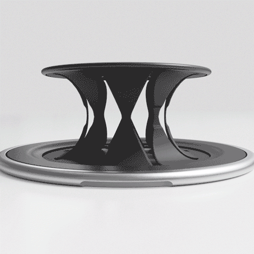 Ergonomic web for scrolling comfort