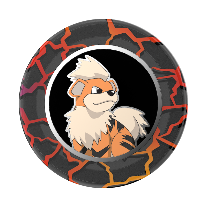 Enamel Stoic Growlithe — MagSafe PopGrip image number 1