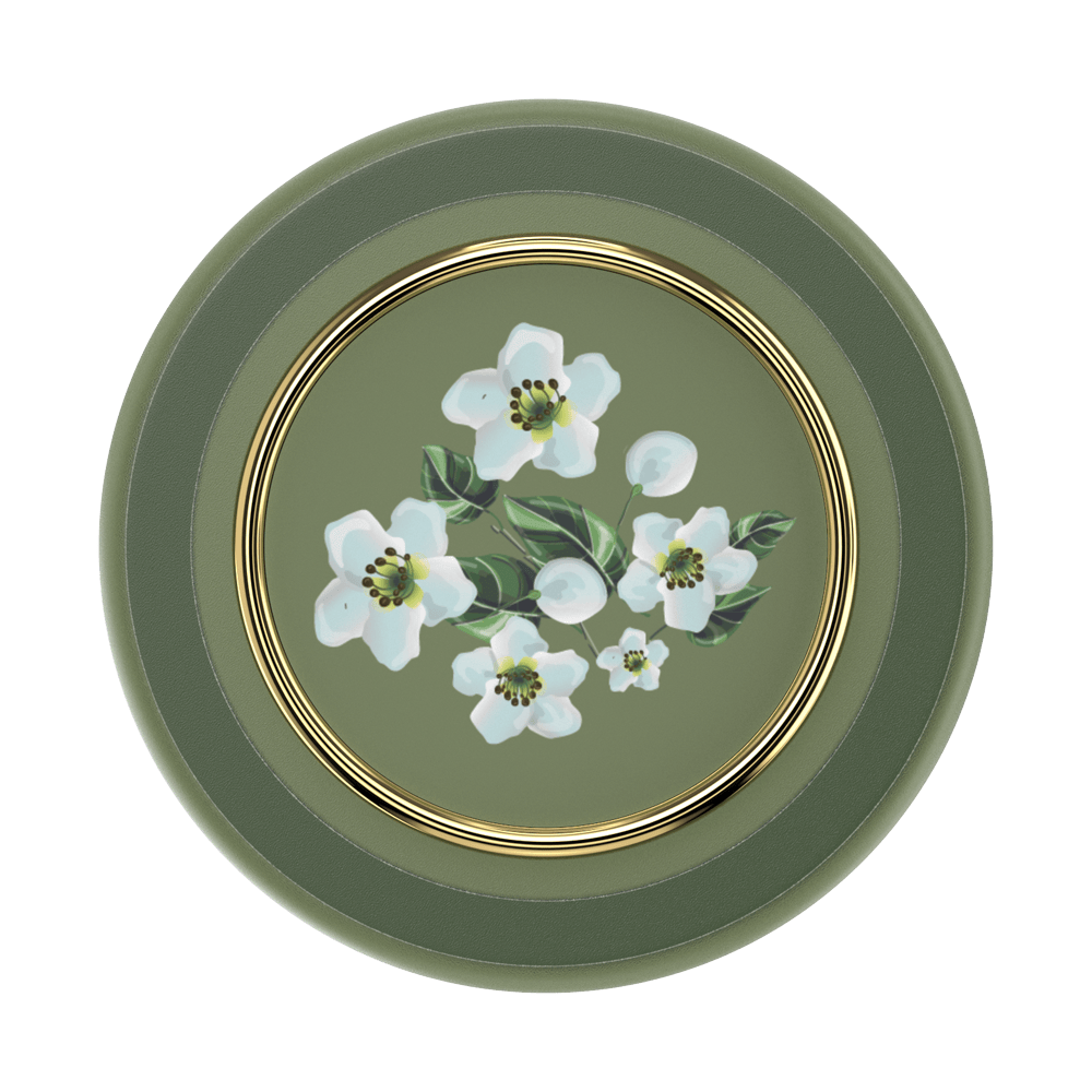 Enamel Floral Relief — MagSafe PopGrip image number 1