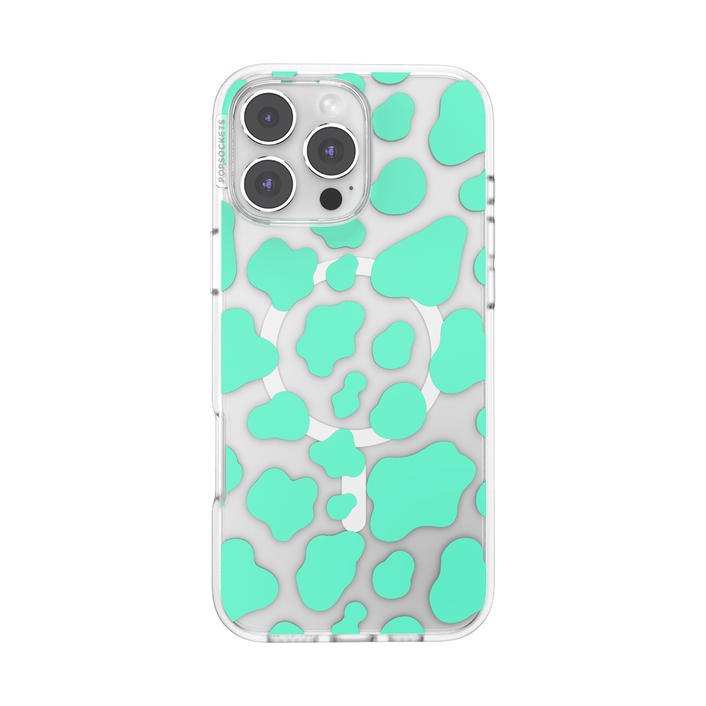 Turquoise Cow Cow — iPhone 16 Pro Max MagSafe Case