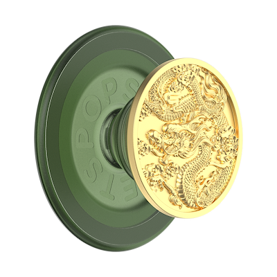 Enamel Dragon — MagSafe PopGrip