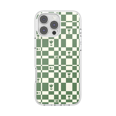 Garden Check Green — iPhone 16 Pro Max MagSafe Case