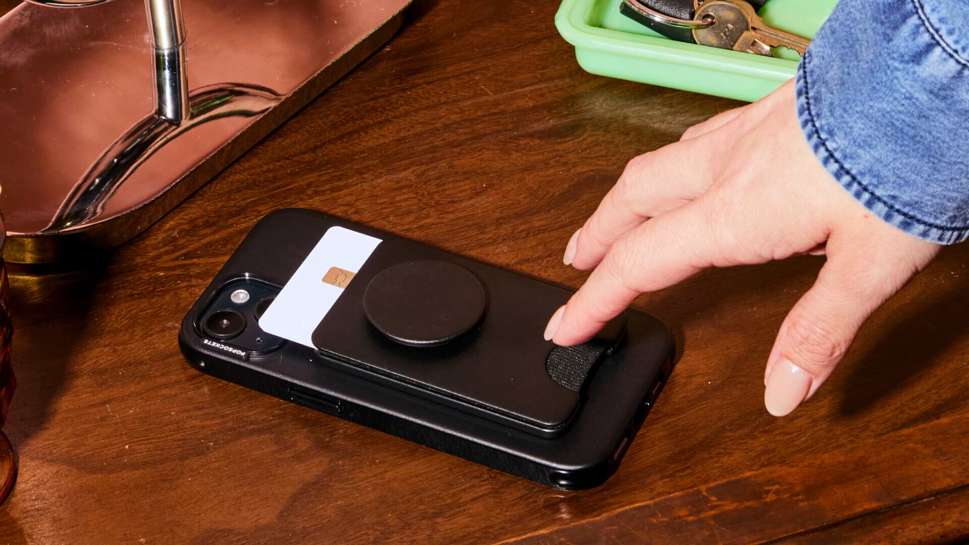 Smartphone Nfc Popsocket MagSafe Wallet