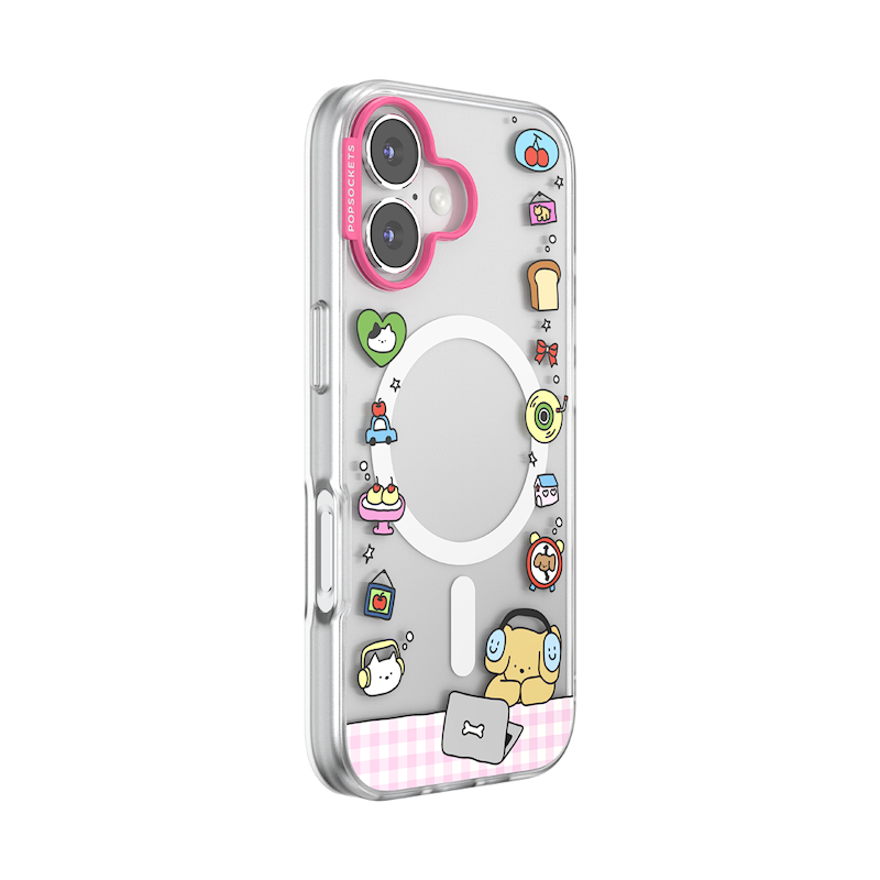 Dog Typing &mdash; iPhone 17 MagSafe Case image number 1