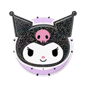 Tidepool Glitter Kuromi &mdash; MagSafe PopGrip image number 2