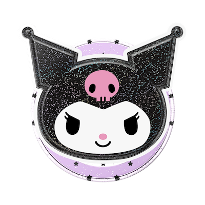 Secondary image for hover Tidepool Glitter Kuromi &mdash; MagSafe PopGrip