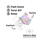Enamel Butterfly Prism &mdash;  PopTop image number 2