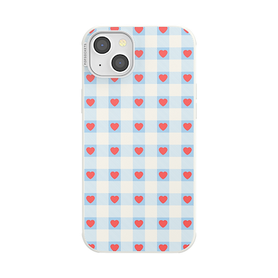 Berry Sweet Gingham &mdash; iPhone 14 Plus MagSafe Case