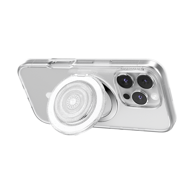 Clear Glitter &mdash; MagSafe Kick-Out Grip & Stand image number 12