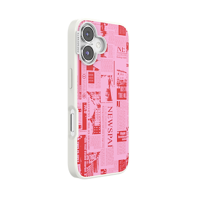Secondary image for hover Hot off the Press Pink &mdash; iPhone 16 MagSafe Case
