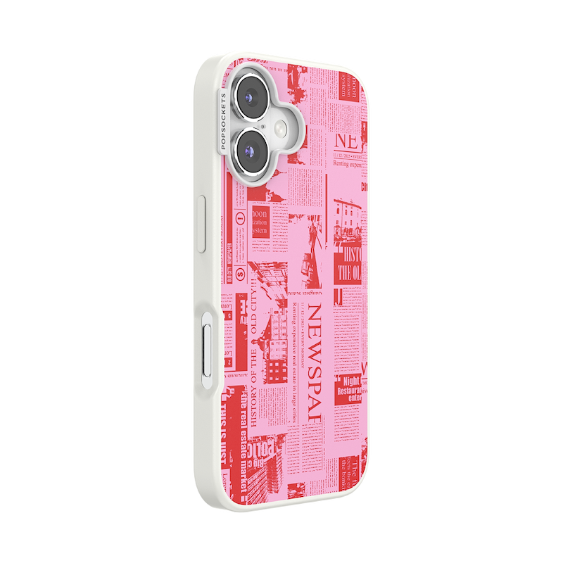 Hot off the Press Pink &mdash; iPhone 16 MagSafe Case image number 1