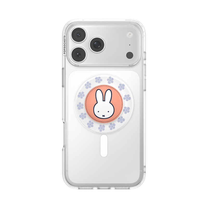 Peach Stitched Miffy &mdash; MagSafe PopGrip image number 7