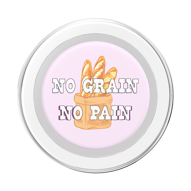 No Grain No Pain &mdash;  MagSafe PopGrip image number 1