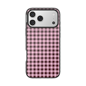 Black Cherry Gingham &mdash; iPhone 17 Pro Max MagSafe Case image number 1