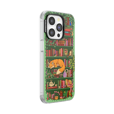 Secondary image for hover Storied Shelves Green &mdash; iPhone 14 Pro MagSafe Case