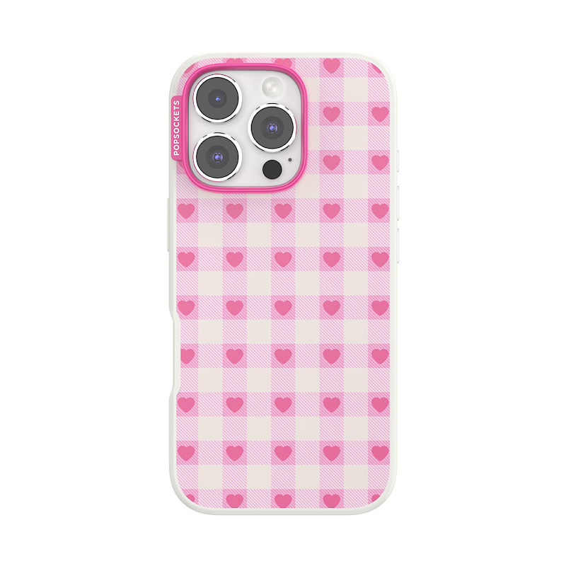 Blush Gingham &mdash; iPhone 16 Pro MagSafe Case image number 0