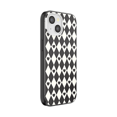Secondary image for hover Harlequin Hearts Black&nbsp; &mdash; iPhone 15 MagSafe Case