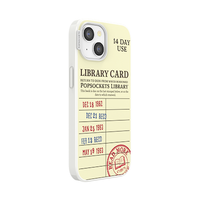 Secondary image for hover PopSockets Library Card &mdash; iPhone 15 MagSafe Case