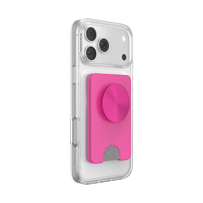 Fuchsia Radial &mdash; MagSafe Kick-Out PopWallet+ & Stand image number 4