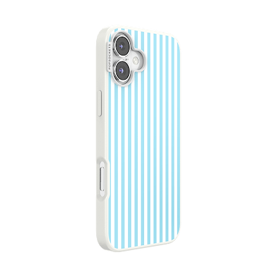 Secondary image for hover Soft Blue Stripe &mdash; iPhone 16 Plus MagSafe Case