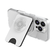 White &mdash; MagSafe Kick-Out PopWallet+ & Stand image number 13