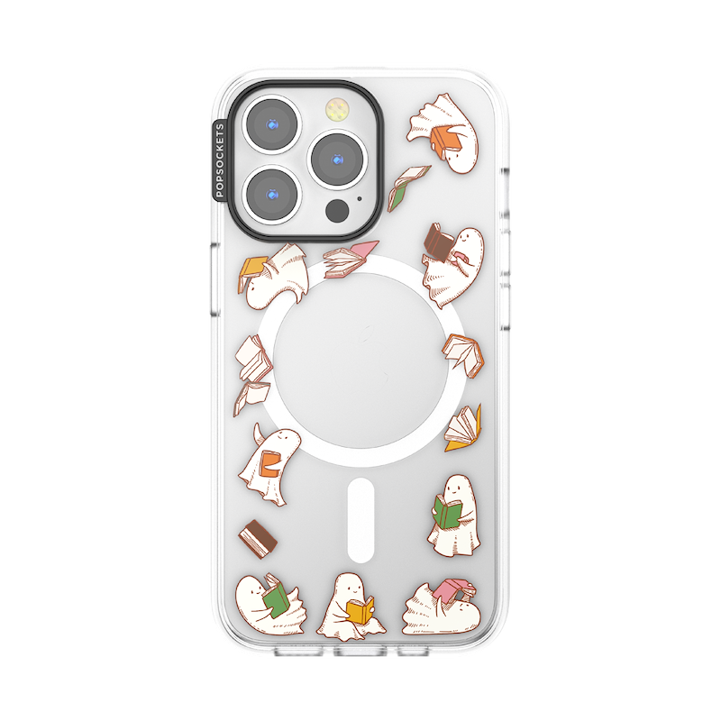 Spooky Book Club Clear&nbsp; &mdash; iPhone 13 Pro MagSafe Case image number 0