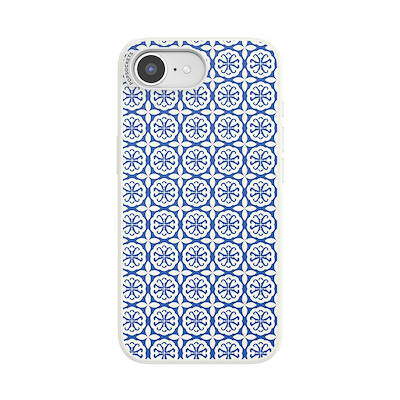 Navy Mosaic &mdash; iPhone 17e/16e MagSafe Case