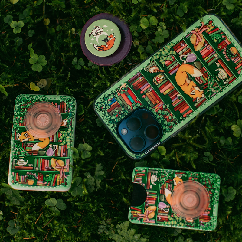 Storied Shelves Green &mdash; iPhone 16 Plus MagSafe Case image number 4