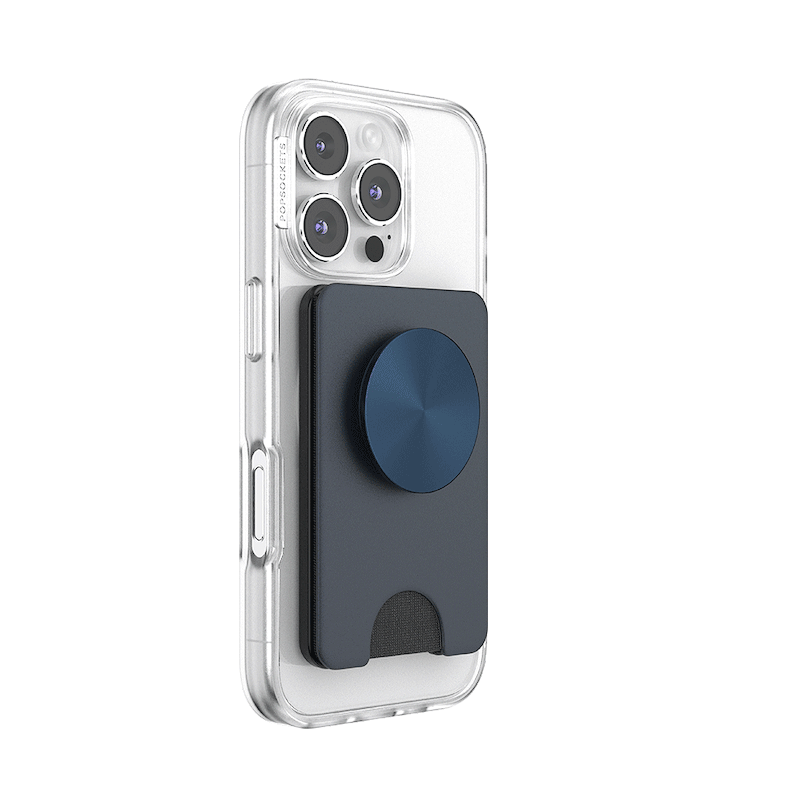 Navy &mdash; MagSafe Kick-Out PopWallet+ & Stand image number 1