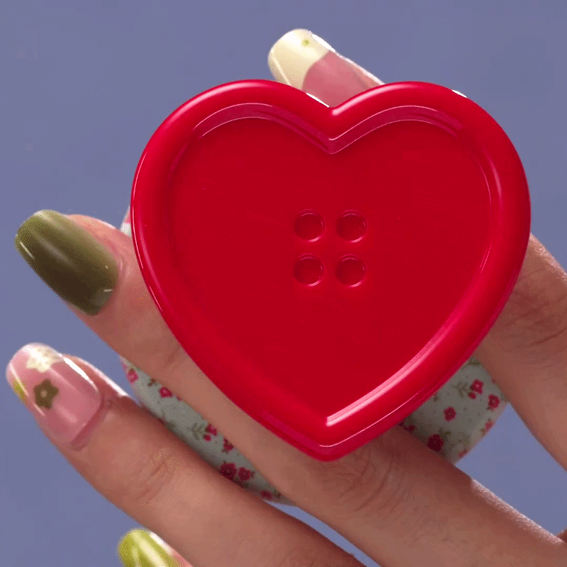 Resin Button Heart &mdash; MagSafe PopGrip image number 2