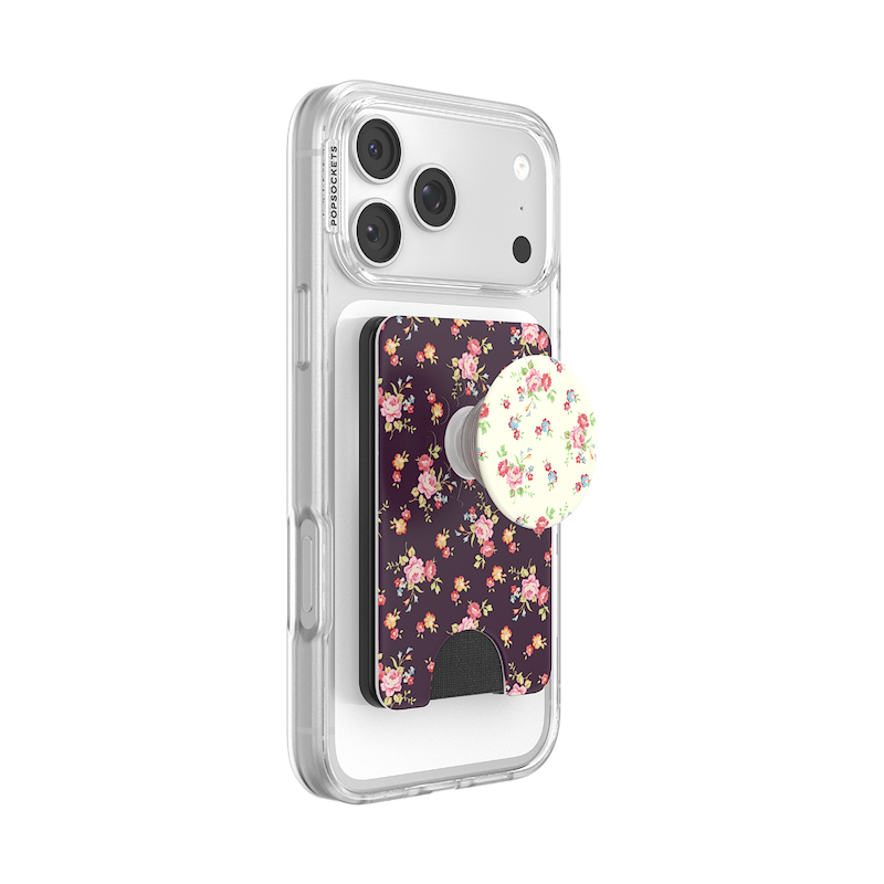 Ditsy Floral Noir &mdash; MagSafe PopWallet+ image number 7