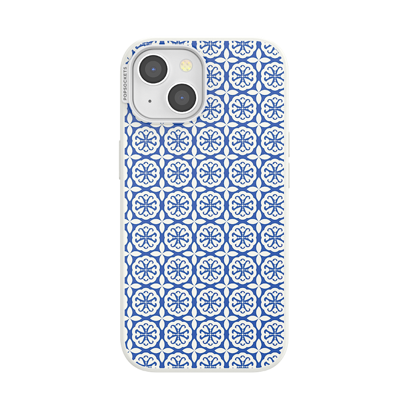 Navy Mosaic &mdash; iPhone 15 MagSafe Case image number 0