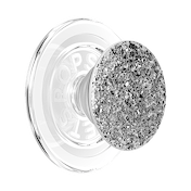 Confetti Foil Silver &mdash; MagSafe PopGrip image number 1