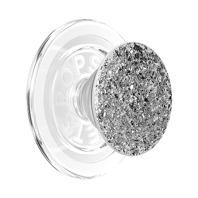 Confetti Foil Silver — MagSafe PopGrip