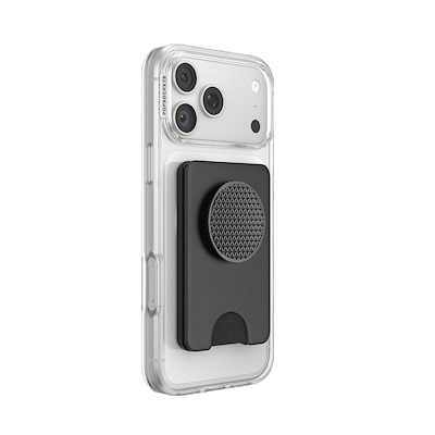 Secondary image for hover Knurl Black &mdash; MagSafe Kick-Out PopWallet+ & Stand
