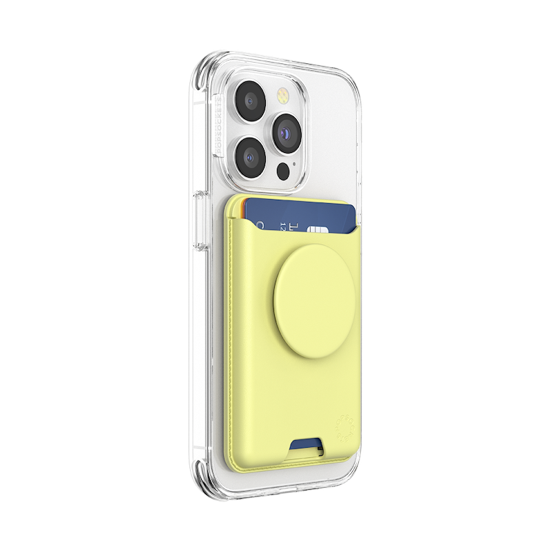 Butter Yellow — Softgoods MagSafe PopWallet+ image number 4