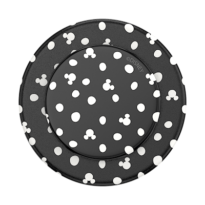 Secondary image for hover Mickey Polka Dot Black &mdash; MagSafe PopGrip